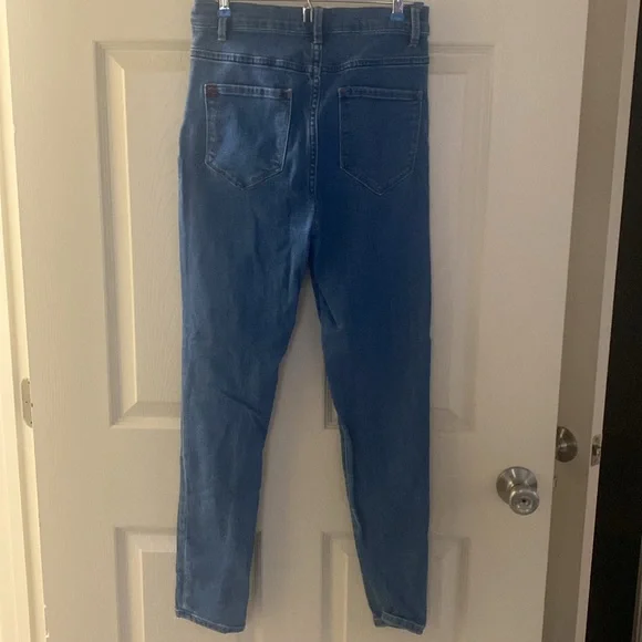 Light Wash Super High Rise Jeans Size 27 - Picture 2 of 4